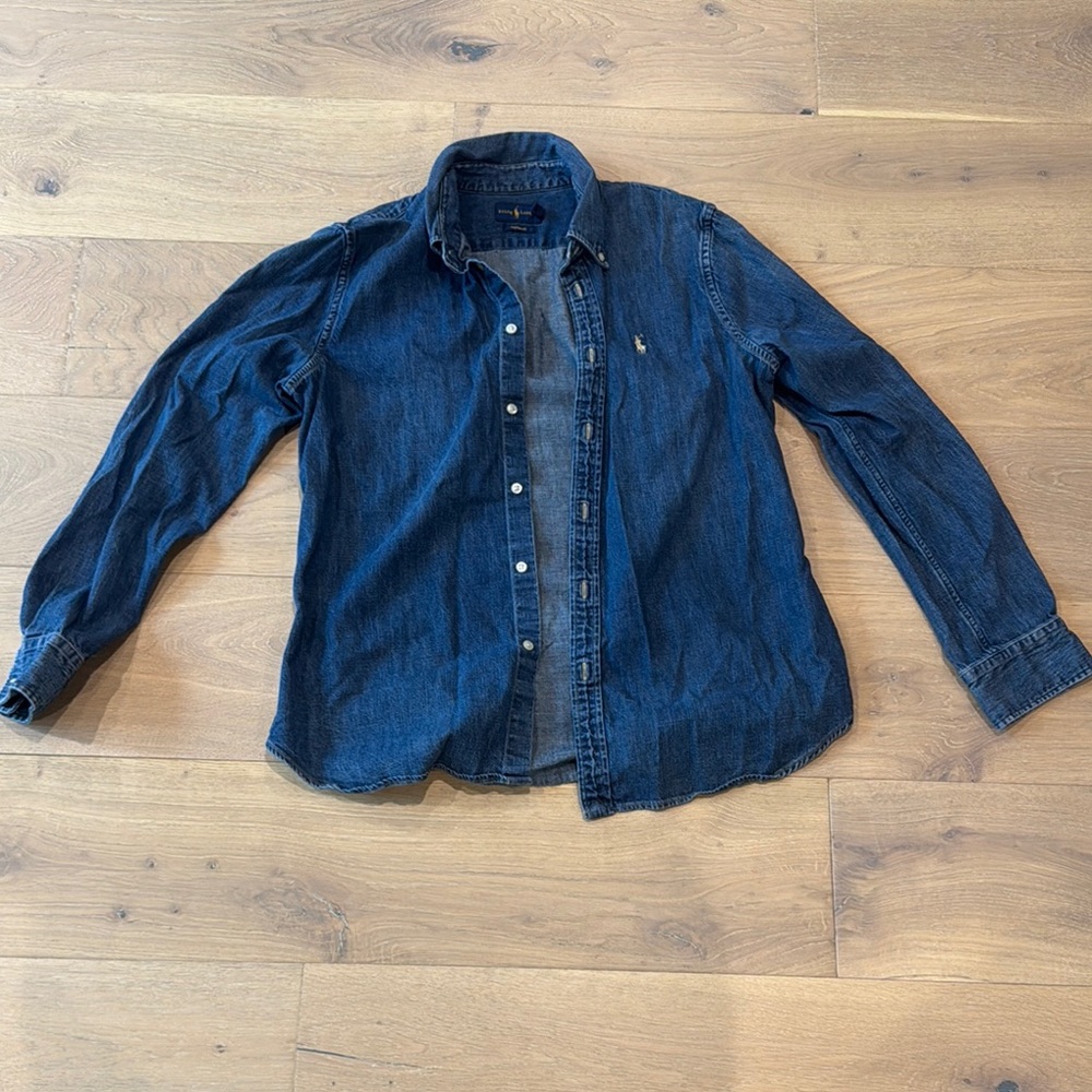 Ralph Lauren Blue Button Down Shirt